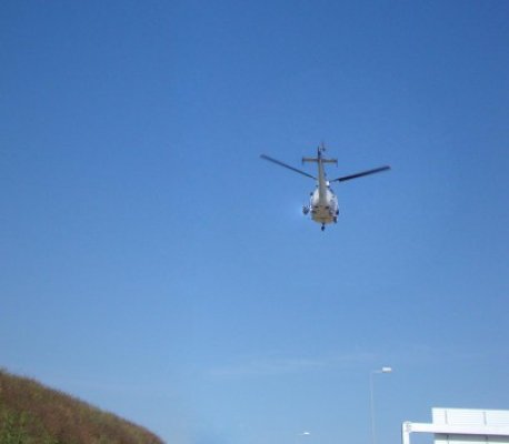 Traficul rutier pe Autostrada Soarelui, supravegheat din elicopter